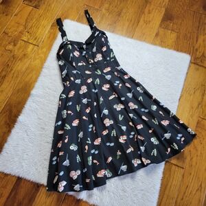 Eva Rose Fit & Flare Rockabilly Pinup Sushi Dress Women's XL? READ